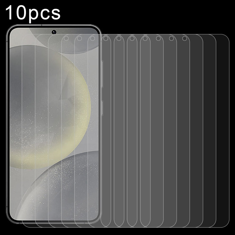 10pcs 0.18mm 9H 2.5D Tempered Glass Film, Support Fingerprint Unlocking, For Samsung Galaxy S26+ 5G, For Samsung Galaxy S26 Edge 5G, For Samsung Galaxy S26 Ultra 5G, For Samsung Galaxy S26 5G, For Samsung Galaxy S25 Edge 5G, For Samsung Galaxy S25 5G  ...