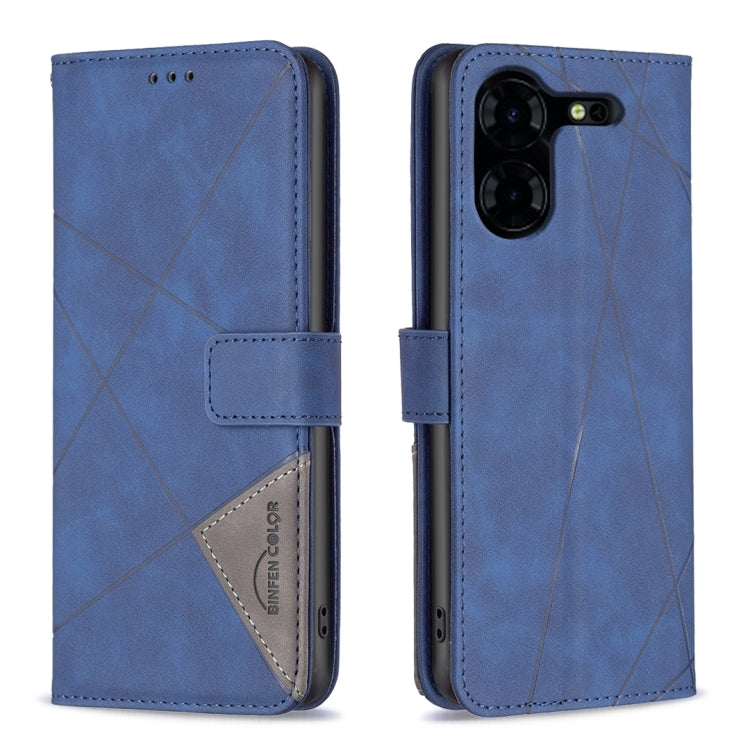 Magnetic Buckle Rhombus Texture Leather Phone Case, For Tecno Spark 20, For Tecno Pova 5 Pro 5G, For Tecno Pova Neo 3, For Tecno Pova 5, For Tecno Camon 20 Premier, For Tecno Camon 20 Pro 5G, For Tecno Camon 20/Camon 20 Pro 4G, For Tecno Spark 10C