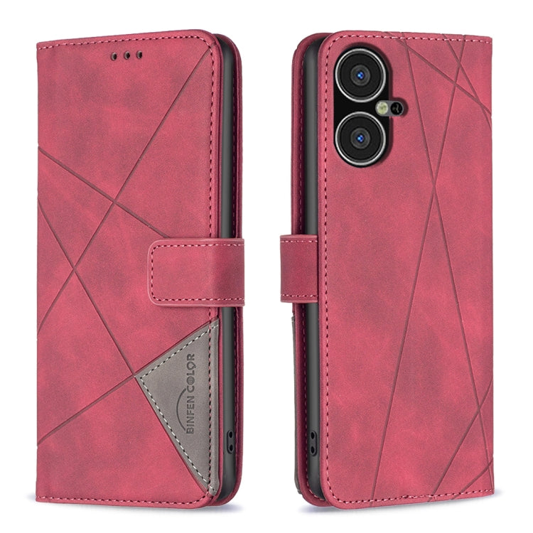 Magnetic Buckle Rhombus Texture Leather Phone Case, For Tecno Spark 20, For Tecno Pova 5 Pro 5G, For Tecno Pova Neo 3, For Tecno Pova 5, For Tecno Camon 20 Premier, For Tecno Camon 20 Pro 5G, For Tecno Camon 20/Camon 20 Pro 4G, For Tecno Spark 10C