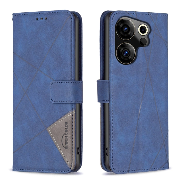 Magnetic Buckle Rhombus Texture Leather Phone Case, For Tecno Spark 20, For Tecno Pova 5 Pro 5G, For Tecno Pova Neo 3, For Tecno Pova 5, For Tecno Camon 20 Premier, For Tecno Camon 20 Pro 5G, For Tecno Camon 20/Camon 20 Pro 4G, For Tecno Spark 10C