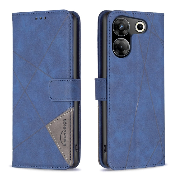 Magnetic Buckle Rhombus Texture Leather Phone Case, For Tecno Spark 20, For Tecno Pova 5 Pro 5G, For Tecno Pova Neo 3, For Tecno Pova 5, For Tecno Camon 20 Premier, For Tecno Camon 20 Pro 5G, For Tecno Camon 20/Camon 20 Pro 4G, For Tecno Spark 10C