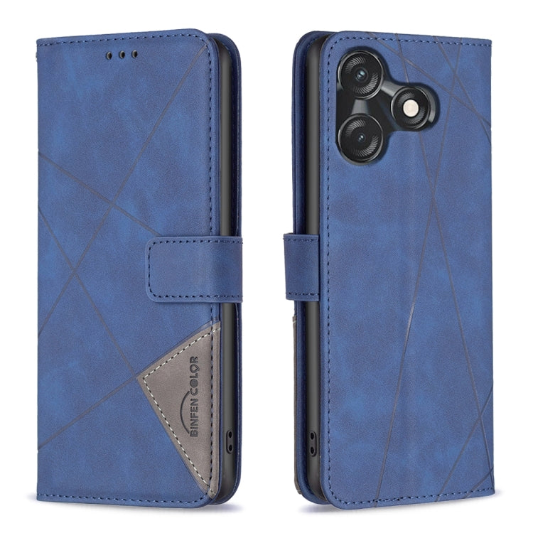 Magnetic Buckle Rhombus Texture Leather Phone Case, For Tecno Spark 20, For Tecno Pova 5 Pro 5G, For Tecno Pova Neo 3, For Tecno Pova 5, For Tecno Camon 20 Premier, For Tecno Camon 20 Pro 5G, For Tecno Camon 20/Camon 20 Pro 4G, For Tecno Spark 10C