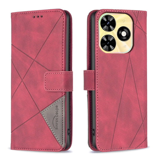 Magnetic Buckle Rhombus Texture Leather Phone Case, For Tecno Spark 20, For Tecno Pova 5 Pro 5G, For Tecno Pova Neo 3, For Tecno Pova 5, For Tecno Camon 20 Premier, For Tecno Camon 20 Pro 5G, For Tecno Camon 20/Camon 20 Pro 4G, For Tecno Spark 10C