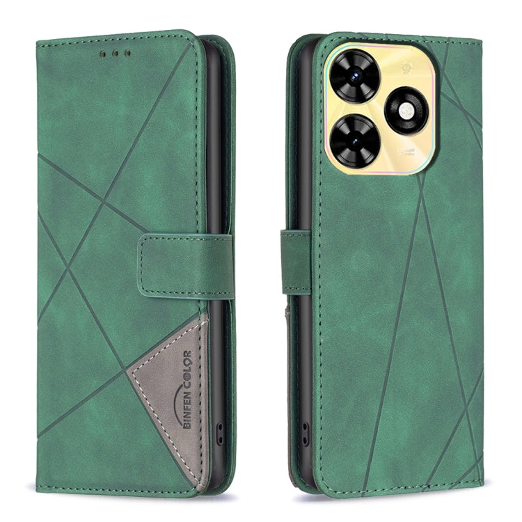 Magnetic Buckle Rhombus Texture Leather Phone Case, For Tecno Spark 20, For Tecno Pova 5 Pro 5G, For Tecno Pova Neo 3, For Tecno Pova 5, For Tecno Camon 20 Premier, For Tecno Camon 20 Pro 5G, For Tecno Camon 20/Camon 20 Pro 4G, For Tecno Spark 10C