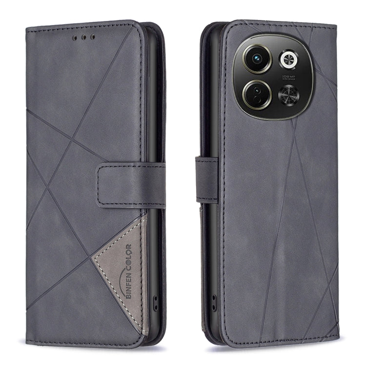 Magnetic Buckle Rhombus Texture Leather Phone Case, For Tecno Pova 7 Ultra 5G, For Tecno Camon 40 Pro 4G, For Tecno Camon 40, For Tecno Camon 40 Pro 5G, For Tecno POP 9 5G / Spark 30C 5G, For Tecno Pova 6 Neo 5G / Spark 30 5G, For Tecno Spark 30 Pro 4G...
