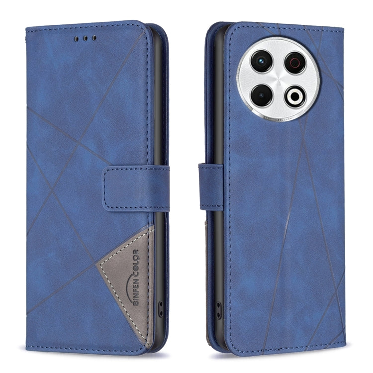 Magnetic Buckle Rhombus Texture Leather Phone Case, For Tecno Pova 7 Ultra 5G, For Tecno Camon 40 Pro 4G, For Tecno Camon 40, For Tecno Camon 40 Pro 5G, For Tecno POP 9 5G / Spark 30C 5G, For Tecno Pova 6 Neo 5G / Spark 30 5G, For Tecno Spark 30 Pro 4G...