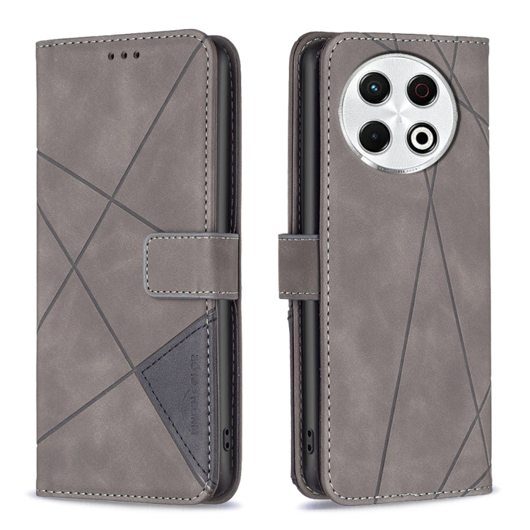 Magnetic Buckle Rhombus Texture Leather Phone Case, For Tecno Pova 7 Ultra 5G, For Tecno Camon 40 Pro 4G, For Tecno Camon 40, For Tecno Camon 40 Pro 5G, For Tecno POP 9 5G / Spark 30C 5G, For Tecno Pova 6 Neo 5G / Spark 30 5G, For Tecno Spark 30 Pro 4G...