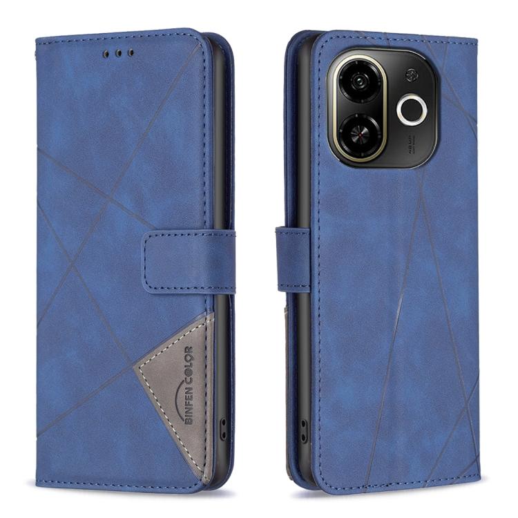 Magnetic Buckle Rhombus Texture Leather Phone Case, For Tecno Pova 7 Ultra 5G, For Tecno Camon 40 Pro 4G, For Tecno Camon 40, For Tecno Camon 40 Pro 5G, For Tecno POP 9 5G / Spark 30C 5G, For Tecno Pova 6 Neo 5G / Spark 30 5G, For Tecno Spark 30 Pro 4G...