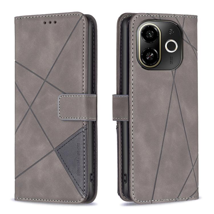 Magnetic Buckle Rhombus Texture Leather Phone Case, For Tecno Pova 7 Ultra 5G, For Tecno Camon 40 Pro 4G, For Tecno Camon 40, For Tecno Camon 40 Pro 5G, For Tecno POP 9 5G / Spark 30C 5G, For Tecno Pova 6 Neo 5G / Spark 30 5G, For Tecno Spark 30 Pro 4G...