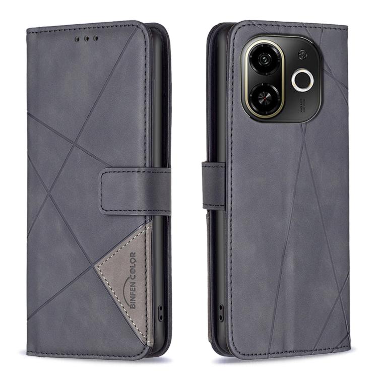 Magnetic Buckle Rhombus Texture Leather Phone Case, For Tecno Pova 7 Ultra 5G, For Tecno Camon 40 Pro 4G, For Tecno Camon 40, For Tecno Camon 40 Pro 5G, For Tecno POP 9 5G / Spark 30C 5G, For Tecno Pova 6 Neo 5G / Spark 30 5G, For Tecno Spark 30 Pro 4G...