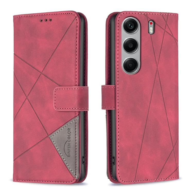 Magnetic Buckle Rhombus Texture Leather Phone Case, For Tecno Pova 7 Ultra 5G, For Tecno Camon 40 Pro 4G, For Tecno Camon 40, For Tecno Camon 40 Pro 5G, For Tecno POP 9 5G / Spark 30C 5G, For Tecno Pova 6 Neo 5G / Spark 30 5G, For Tecno Spark 30 Pro 4G...