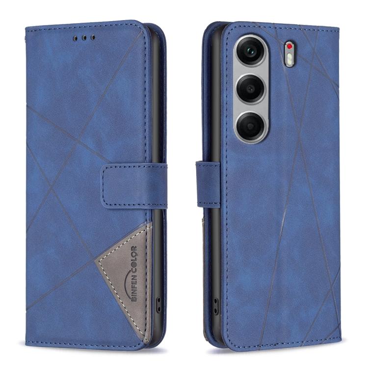 Magnetic Buckle Rhombus Texture Leather Phone Case, For Tecno Pova 7 Ultra 5G, For Tecno Camon 40 Pro 4G, For Tecno Camon 40, For Tecno Camon 40 Pro 5G, For Tecno POP 9 5G / Spark 30C 5G, For Tecno Pova 6 Neo 5G / Spark 30 5G, For Tecno Spark 30 Pro 4G...