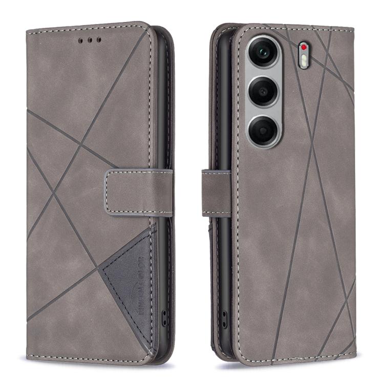 Magnetic Buckle Rhombus Texture Leather Phone Case, For Tecno Pova 7 Ultra 5G, For Tecno Camon 40 Pro 4G, For Tecno Camon 40, For Tecno Camon 40 Pro 5G, For Tecno POP 9 5G / Spark 30C 5G, For Tecno Pova 6 Neo 5G / Spark 30 5G, For Tecno Spark 30 Pro 4G...