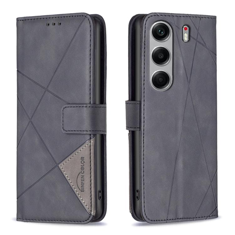 Magnetic Buckle Rhombus Texture Leather Phone Case, For Tecno Pova 7 Ultra 5G, For Tecno Camon 40 Pro 4G, For Tecno Camon 40, For Tecno Camon 40 Pro 5G, For Tecno POP 9 5G / Spark 30C 5G, For Tecno Pova 6 Neo 5G / Spark 30 5G, For Tecno Spark 30 Pro 4G...