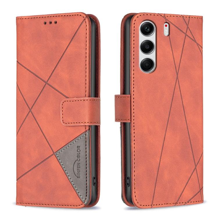 Magnetic Buckle Rhombus Texture Leather Phone Case, For Tecno Pova 7 Ultra 5G, For Tecno Camon 40 Pro 4G, For Tecno Camon 40, For Tecno Camon 40 Pro 5G, For Tecno POP 9 5G / Spark 30C 5G, For Tecno Pova 6 Neo 5G / Spark 30 5G, For Tecno Spark 30 Pro 4G...