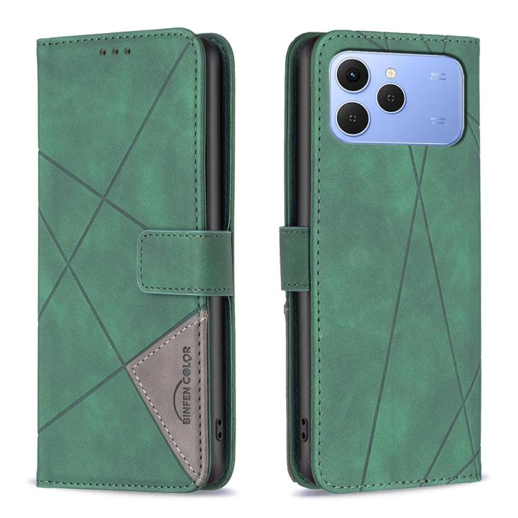 Magnetic Buckle Rhombus Texture Leather Phone Case, For Tecno Pova Curve 2 5G, For Tecno Spark 50 4G, For Tecno Camon 50 Pro 4G, For Tecno Camon 50 4G, For Tecno Spark Go 3, For Tecno Pova 7 Pro 5G, For Tecno Spark 40 Pro 4G, For Tecno Spark 40 4G