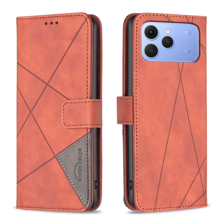 Magnetic Buckle Rhombus Texture Leather Phone Case, For Tecno Pova Curve 2 5G, For Tecno Spark 50 4G, For Tecno Camon 50 Pro 4G, For Tecno Camon 50 4G, For Tecno Spark Go 3, For Tecno Pova 7 Pro 5G, For Tecno Spark 40 Pro 4G, For Tecno Spark 40 4G