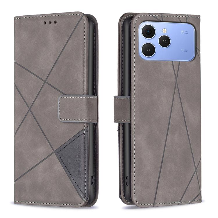 Magnetic Buckle Rhombus Texture Leather Phone Case, For Tecno Pova Curve 2 5G, For Tecno Spark 50 4G, For Tecno Camon 50 Pro 4G, For Tecno Camon 50 4G, For Tecno Spark Go 3, For Tecno Pova 7 Pro 5G, For Tecno Spark 40 Pro 4G, For Tecno Spark 40 4G
