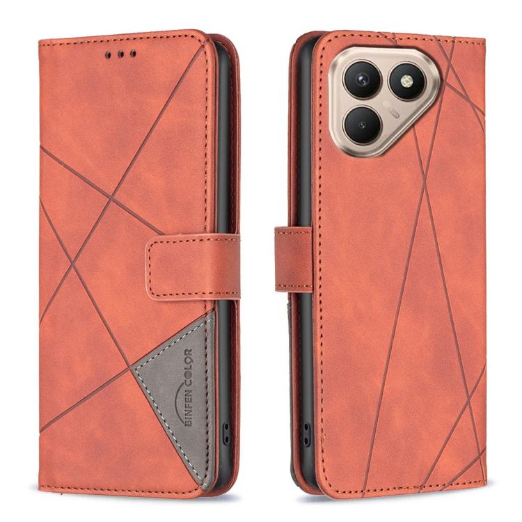 Magnetic Buckle Rhombus Texture Leather Phone Case, For Tecno Pova 7 Ultra 5G, For Tecno Camon 40 Pro 4G, For Tecno Camon 40, For Tecno Camon 40 Pro 5G, For Tecno POP 9 5G / Spark 30C 5G, For Tecno Pova 6 Neo 5G / Spark 30 5G, For Tecno Spark 30 Pro 4G...