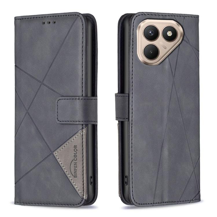 Magnetic Buckle Rhombus Texture Leather Phone Case, For Tecno Pova 7 Ultra 5G, For Tecno Camon 40 Pro 4G, For Tecno Camon 40, For Tecno Camon 40 Pro 5G, For Tecno POP 9 5G / Spark 30C 5G, For Tecno Pova 6 Neo 5G / Spark 30 5G, For Tecno Spark 30 Pro 4G...