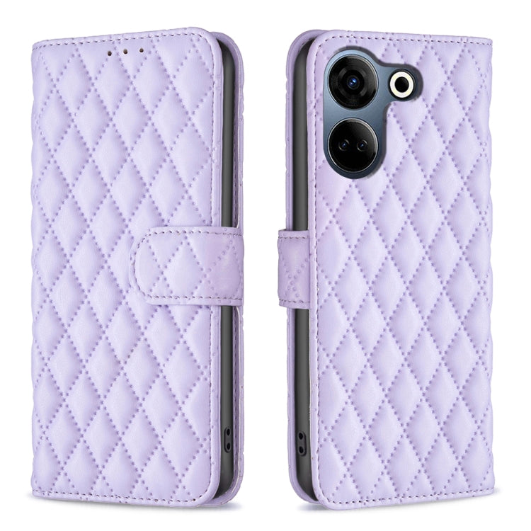 Diamond Lattice Wallet Flip Leather Phone Case, For Tecno Camon 20 Premier, For Tecno Camon 20 Pro 5G, For Tecno Camon 20/Camon 20 Pro 4G, For Tecno Spark 10C, For Tecno Spark 10 4G, For Tecno Spark Go 2023/Pop 7 Pro, For Tecno Spark 10 Pro