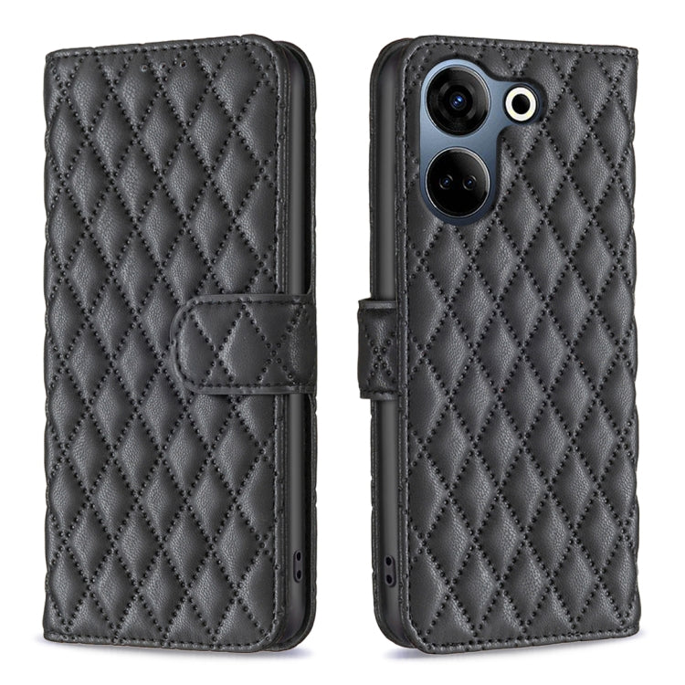 Diamond Lattice Wallet Flip Leather Phone Case, For Tecno Camon 20 Premier, For Tecno Camon 20 Pro 5G, For Tecno Camon 20/Camon 20 Pro 4G, For Tecno Spark 10C, For Tecno Spark 10 4G, For Tecno Spark Go 2023/Pop 7 Pro, For Tecno Spark 10 Pro