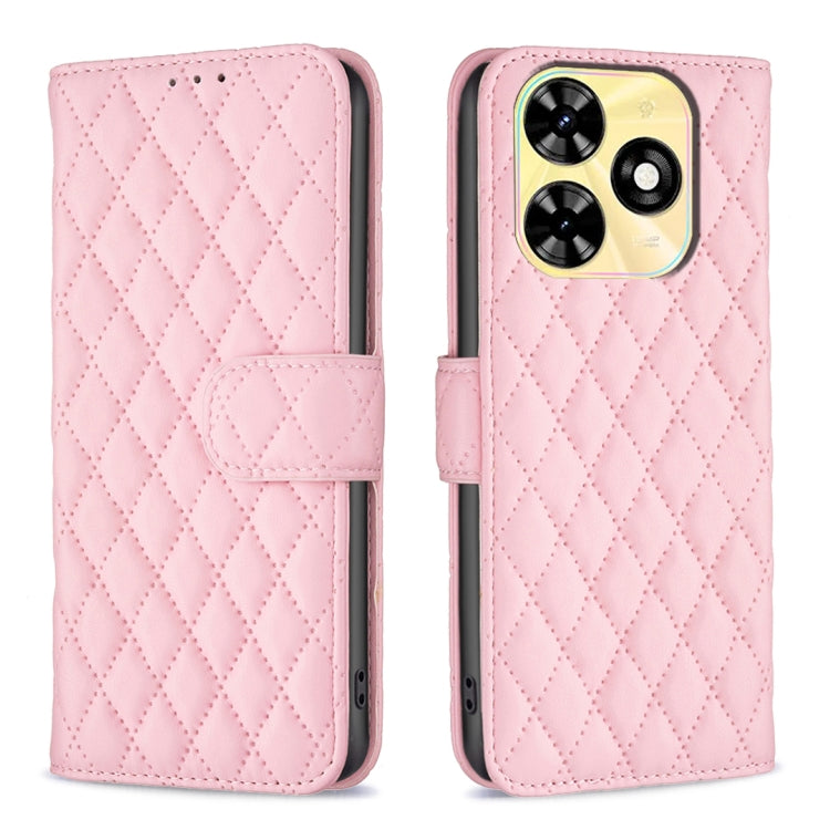 Diamond Lattice Wallet Flip Leather Phone Case, For Tecno Camon 30 Premier 5G, For Tecno Spark 20 Pro, For Tecno Spark Go 2024 / 20C, For Tecno Spark 20, For Tecno Pova 5 Pro 5G, For Tecno Pova Neo 3, For Tecno Pova 5, For Tecno Camon 20 Premier