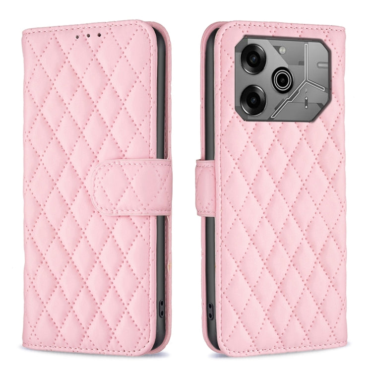 Diamond Lattice Wallet Flip Leather Phone Case, For Tecno Spark 50 5G, For Tecno Pova 7 Pro 5G, For Tecno Pova 7 Ultra 5G, For Tecno Spark 30C, For Tecno Spark Go 1 / Pop 9, For Tecno Spark 20 Pro 5G, For Tecno Pova 6 Neo, For Tecno Pova 6/6 Pro 5G