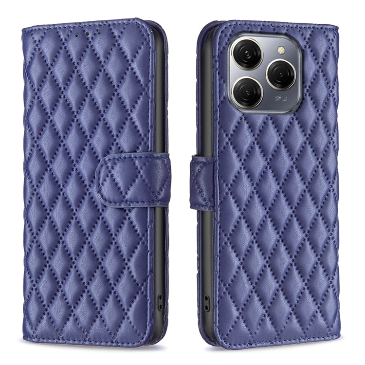 Diamond Lattice Wallet Flip Leather Phone Case, For Tecno Spark 50 5G, For Tecno Pova 7 Pro 5G, For Tecno Pova 7 Ultra 5G, For Tecno Spark 30C, For Tecno Spark Go 1 / Pop 9, For Tecno Spark 20 Pro 5G, For Tecno Pova 6 Neo, For Tecno Pova 6/6 Pro 5G
