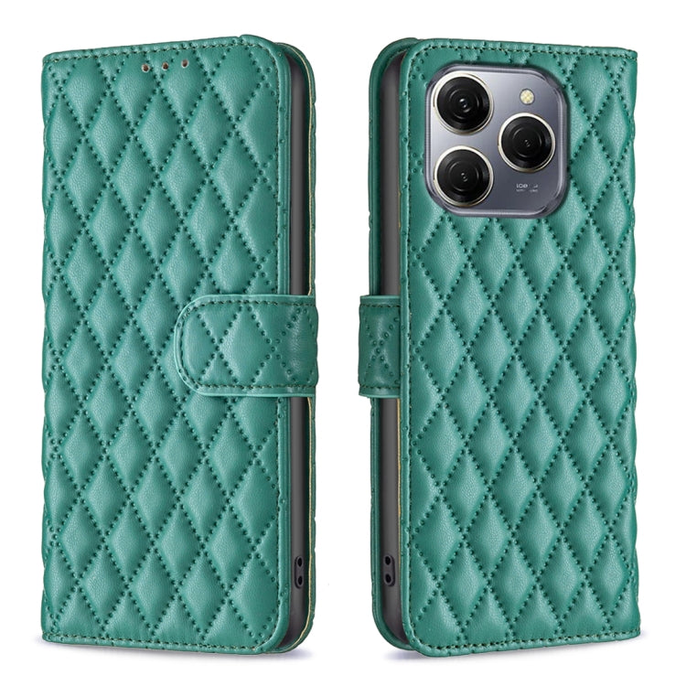 Diamond Lattice Wallet Flip Leather Phone Case, For Tecno Spark 50 5G, For Tecno Pova 7 Pro 5G, For Tecno Pova 7 Ultra 5G, For Tecno Spark 30C, For Tecno Spark Go 1 / Pop 9, For Tecno Spark 20 Pro 5G, For Tecno Pova 6 Neo, For Tecno Pova 6/6 Pro 5G