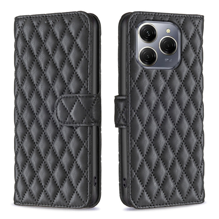 Diamond Lattice Wallet Flip Leather Phone Case, For Tecno Spark 50 5G, For Tecno Pova 7 Pro 5G, For Tecno Pova 7 Ultra 5G, For Tecno Spark 30C, For Tecno Spark Go 1 / Pop 9, For Tecno Spark 20 Pro 5G, For Tecno Pova 6 Neo, For Tecno Pova 6/6 Pro 5G