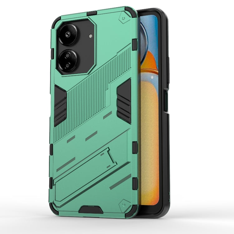 Punk Armor 2 in 1 PC + TPU Phone Case with Holder, For Xiaomi Redmi 13C 5G / 4G Global