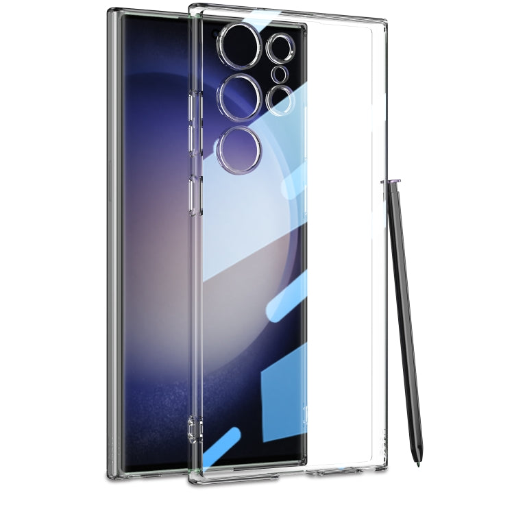 GKK Plating Transparent TPU Phone Case, Without pen, For Samsung Galaxy S24, For Samsung Galaxy S24 Ultra, For Samsung Galaxy S24+
