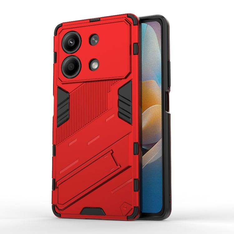 Punk Armor 2 in 1 PC + TPU Phone Case with Holder, For Xiaomi Redmi Turbo 3 5G, For Xiaomi Redmi A3 4G Global, For Xiaomi Redmi Note 13 Pro 4G Global, For Xiaomi Redmi K70E 5G, For Xiaomi Redmi Note 13R Pro 5G, For Xiaomi 14 Ultra 5G