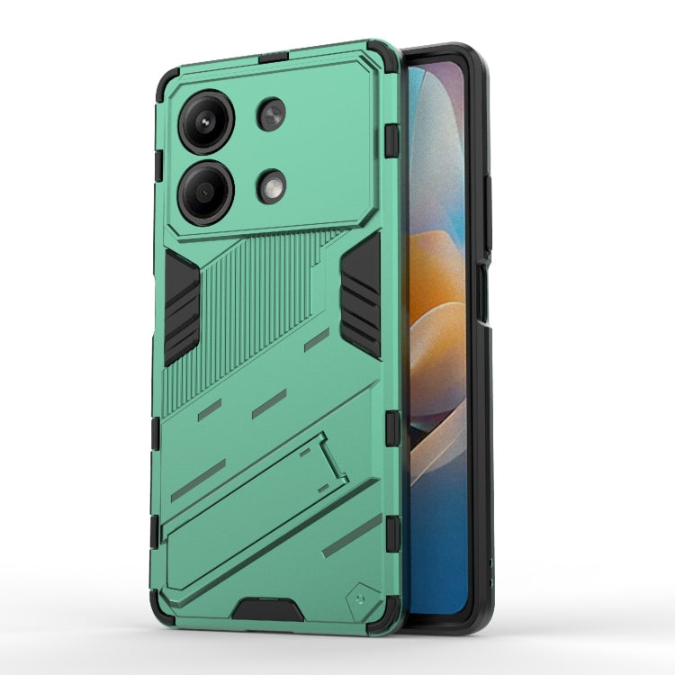 Punk Armor 2 in 1 PC + TPU Phone Case with Holder, For Xiaomi Redmi Turbo 3 5G, For Xiaomi Redmi A3 4G Global, For Xiaomi Redmi Note 13 Pro 4G Global, For Xiaomi Redmi K70E 5G, For Xiaomi Redmi Note 13R Pro 5G, For Xiaomi 14 Ultra 5G
