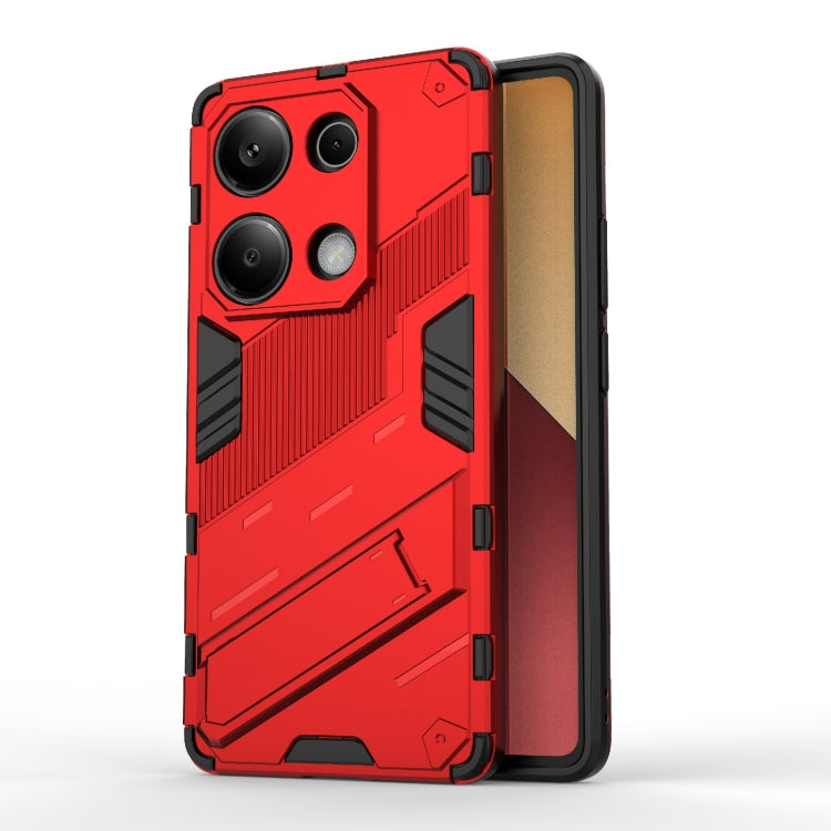 Punk Armor 2 in 1 PC + TPU Phone Case with Holder, For Xiaomi Redmi Turbo 3 5G, For Xiaomi Redmi A3 4G Global, For Xiaomi Redmi Note 13 Pro 4G Global, For Xiaomi Redmi K70E 5G, For Xiaomi Redmi Note 13R Pro 5G, For Xiaomi 14 Ultra 5G