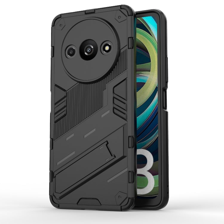 Punk Armor 2 in 1 PC + TPU Phone Case with Holder, For Xiaomi Redmi Turbo 3 5G, For Xiaomi Redmi A3 4G Global, For Xiaomi Redmi Note 13 Pro 4G Global, For Xiaomi Redmi K70E 5G, For Xiaomi Redmi Note 13R Pro 5G, For Xiaomi 14 Ultra 5G