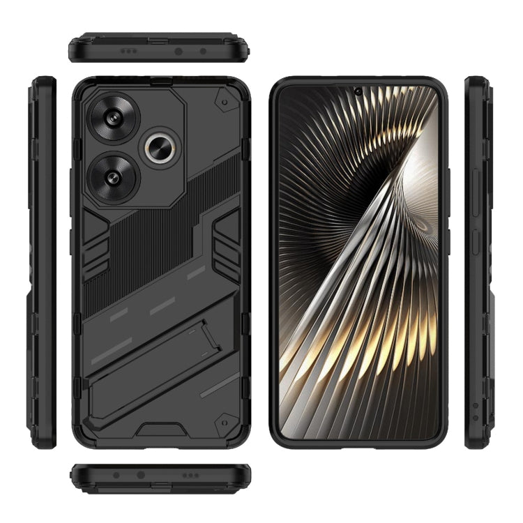 Punk Armor 2 in 1 PC + TPU Phone Case with Holder, For Xiaomi Redmi Turbo 3 5G, For Xiaomi Redmi A3 4G Global, For Xiaomi Redmi Note 13 Pro 4G Global, For Xiaomi Redmi K70E 5G, For Xiaomi Redmi Note 13R Pro 5G, For Xiaomi 14 Ultra 5G