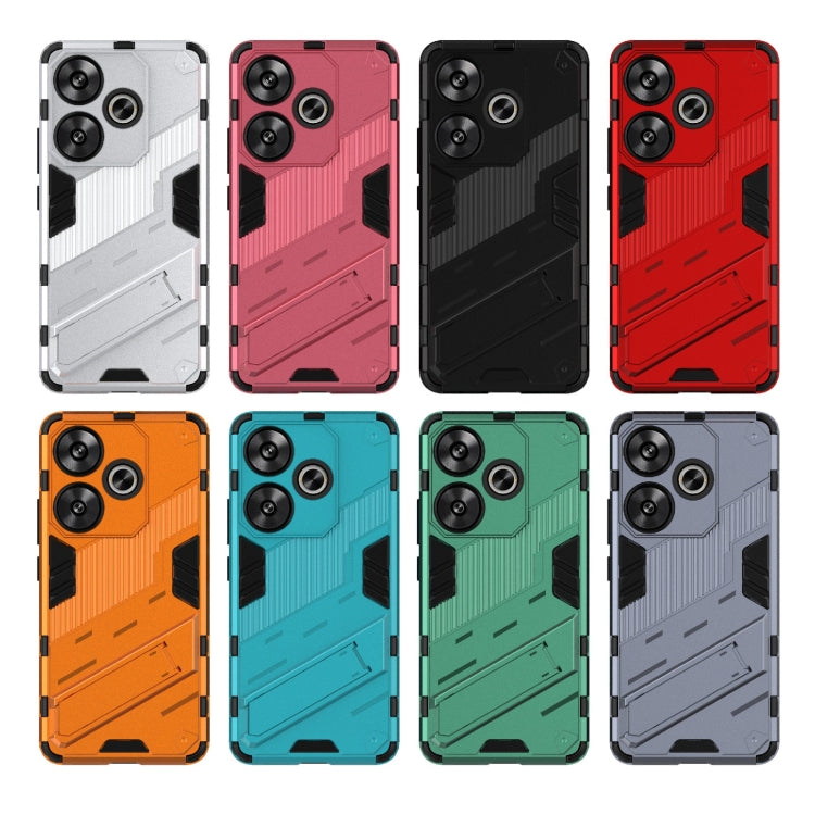 Punk Armor 2 in 1 PC + TPU Phone Case with Holder, For Xiaomi Redmi Turbo 3 5G, For Xiaomi Redmi A3 4G Global, For Xiaomi Redmi Note 13 Pro 4G Global, For Xiaomi Redmi K70E 5G, For Xiaomi Redmi Note 13R Pro 5G, For Xiaomi 14 Ultra 5G