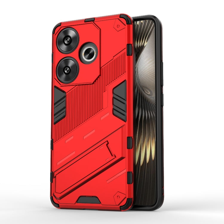 Punk Armor 2 in 1 PC + TPU Phone Case with Holder, For Xiaomi Redmi Turbo 3 5G, For Xiaomi Redmi A3 4G Global, For Xiaomi Redmi Note 13 Pro 4G Global, For Xiaomi Redmi K70E 5G, For Xiaomi Redmi Note 13R Pro 5G, For Xiaomi 14 Ultra 5G