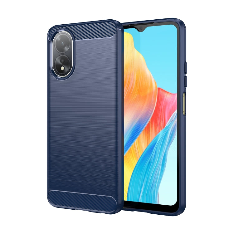 Carbon Fiber Brushed Texture TPU Phone Case, For OPPO K12x, For OPPO Reno11 Pro Global, For OPPO A2 5G, For OPPO A2M 5G, For OPPO A18 4G, For OPPO A38 4G, For OPPO A79 5G