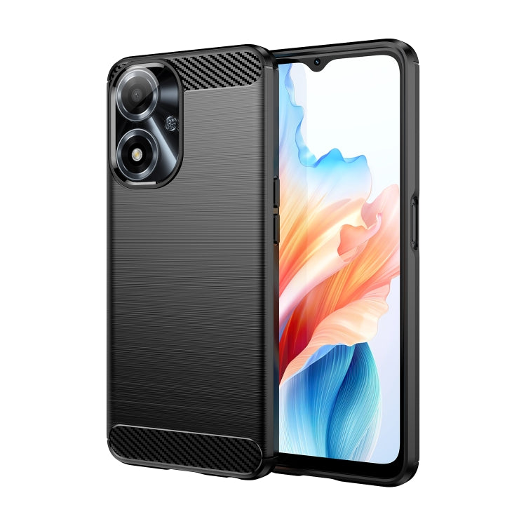 Carbon Fiber Brushed Texture TPU Phone Case, For OPPO K12x, For OPPO Reno11 Pro Global, For OPPO A2 5G, For OPPO A2M 5G, For OPPO A18 4G, For OPPO A38 4G, For OPPO A79 5G