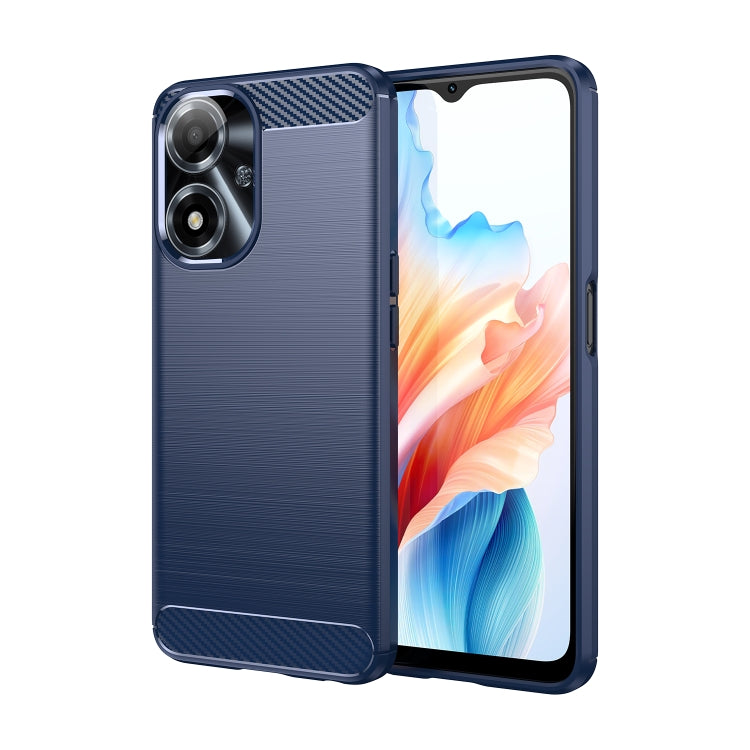 Carbon Fiber Brushed Texture TPU Phone Case, For OPPO K12x, For OPPO Reno11 Pro Global, For OPPO A2 5G, For OPPO A2M 5G, For OPPO A18 4G, For OPPO A38 4G, For OPPO A79 5G