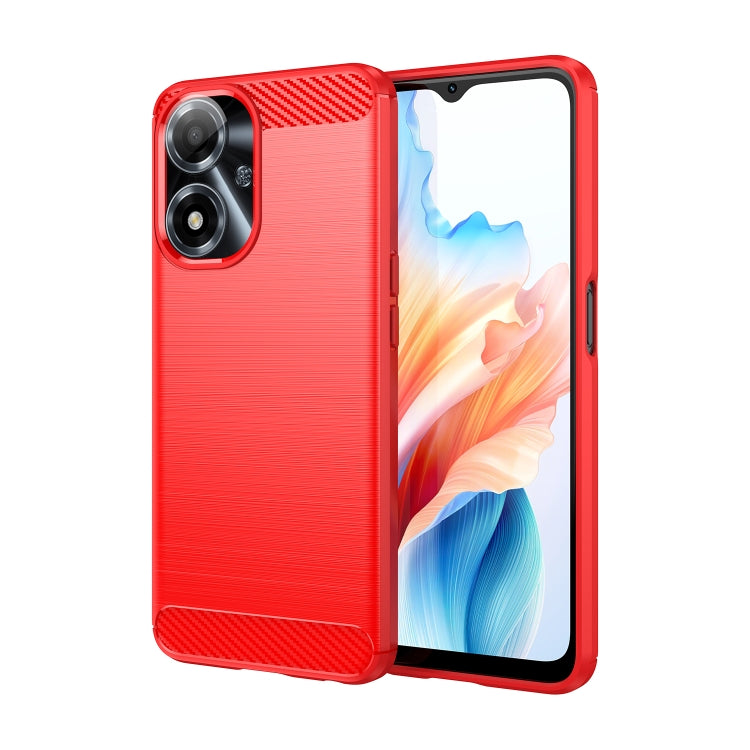 Carbon Fiber Brushed Texture TPU Phone Case, For OPPO K12x, For OPPO Reno11 Pro Global, For OPPO A2 5G, For OPPO A2M 5G, For OPPO A18 4G, For OPPO A38 4G, For OPPO A79 5G