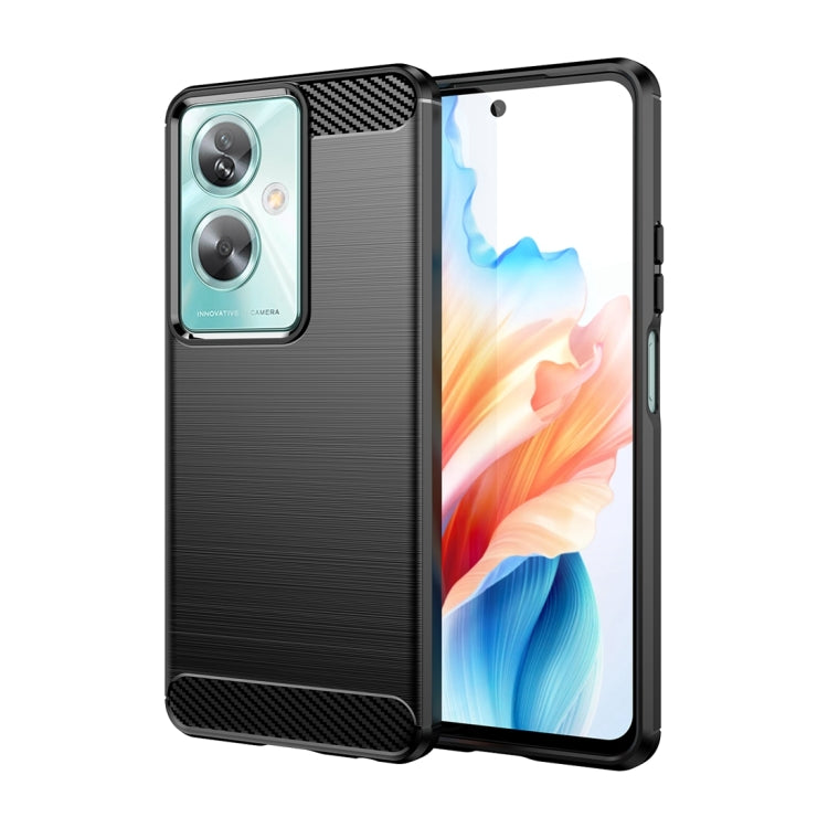 Carbon Fiber Brushed Texture TPU Phone Case, For OPPO K12x, For OPPO Reno11 Pro Global, For OPPO A2 5G, For OPPO A2M 5G, For OPPO A18 4G, For OPPO A38 4G, For OPPO A79 5G