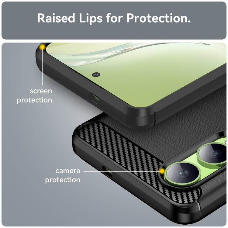 Carbon Fiber Brushed Texture TPU Phone Case, For OPPO K12x, For OPPO Reno11 Pro Global, For OPPO A2 5G, For OPPO A2M 5G, For OPPO A18 4G, For OPPO A38 4G, For OPPO A79 5G