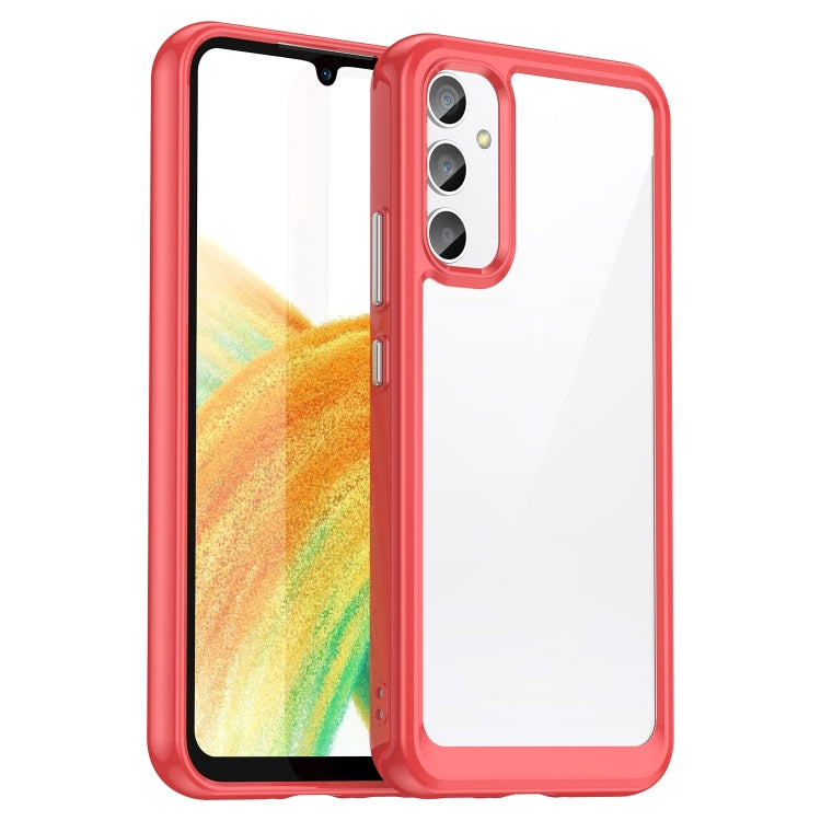 Colorful Series Acrylic Hybrid TPU Phone Case, For Samsung Galaxy A15, For Samsung Galaxy A05s, For Samsung Galaxy A25 5G