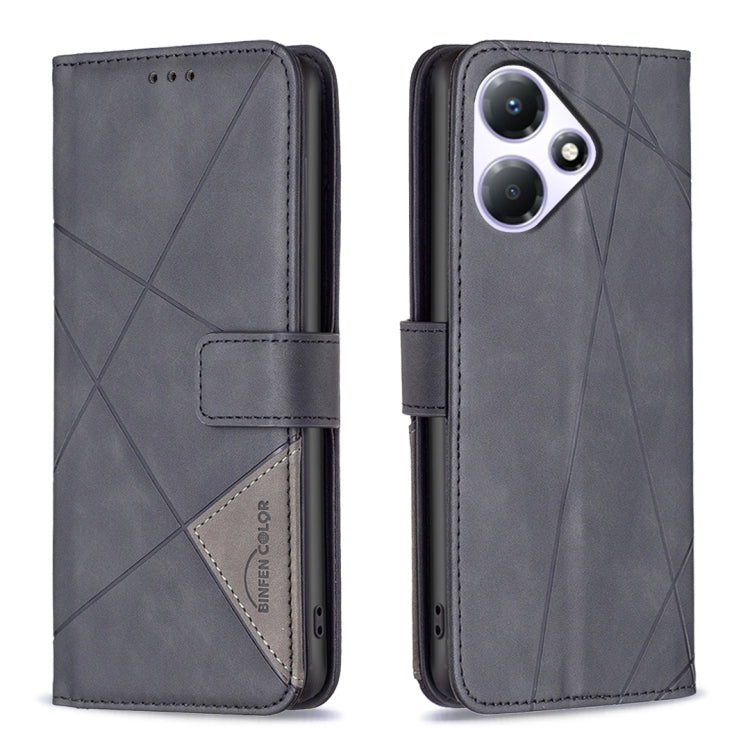 Magnetic Buckle Rhombus Texture Leather Phone Case, For Infinix Hot 40/40 Pro, For Infinix Hot 40i, For Infinix Smart 8, For Infinix Zero 30 4G, For Infinix Zero 30 5G, For Infinix Hot 30 Play NFC, For Infinix Note 30 5G, For Infinix Note 30i