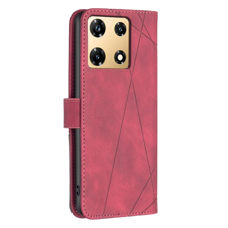 Magnetic Buckle Rhombus Texture Leather Phone Case, For Infinix Note 30 Pro, For Infinix Note 30 VIP, For Infinix Hot 30