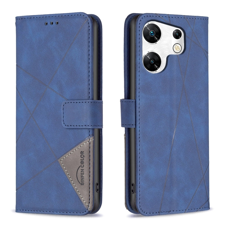 Magnetic Buckle Rhombus Texture Leather Phone Case, For Infinix Hot 40/40 Pro, For Infinix Hot 40i, For Infinix Smart 8, For Infinix Zero 30 4G, For Infinix Zero 30 5G, For Infinix Hot 30 Play NFC, For Infinix Note 30 5G, For Infinix Note 30i
